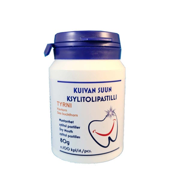 Sea Buckthorn &ndash; Full Xylitol Dry Mouth Lozenges 80 g