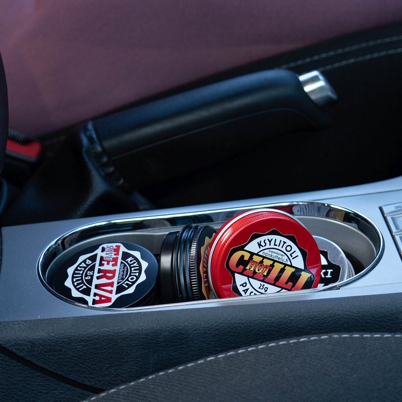 Smoky Tar Xylitol Pastilles &ndash; Tin 25 g