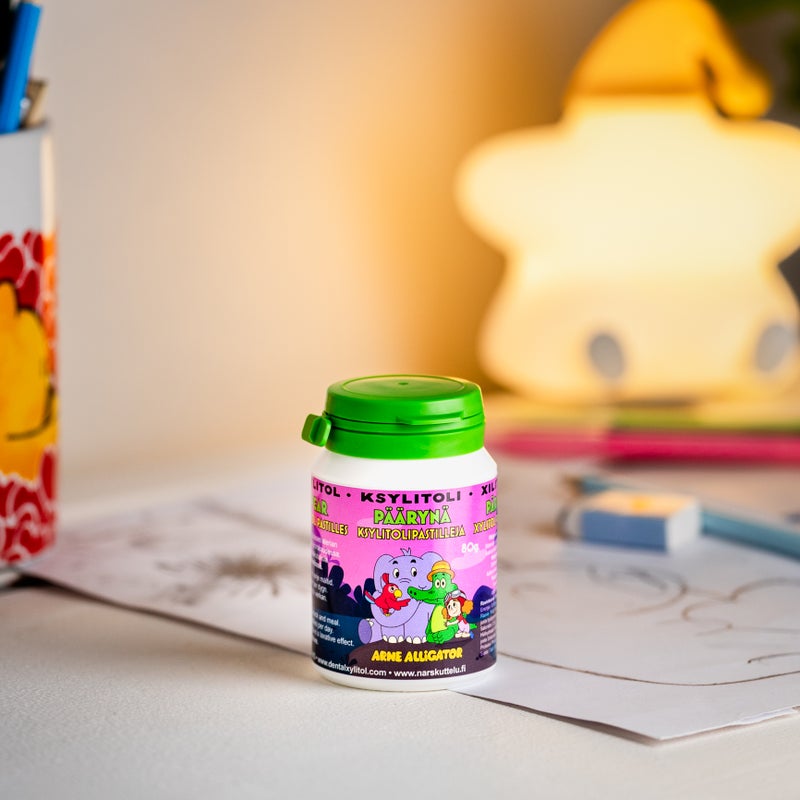 Arnie Alligator Pear Xylitol Pastilles 80 g